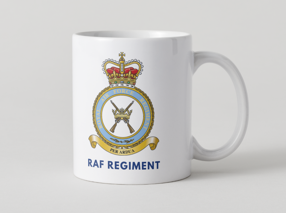 Royal Air Force RAF Regiment  Veterans Mug
