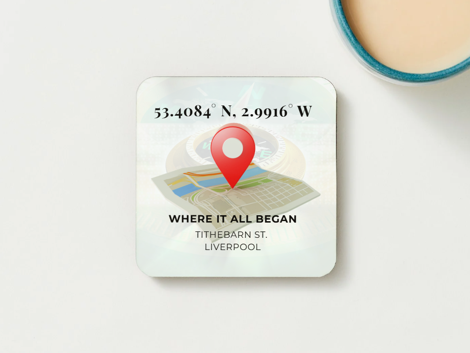 Couples Coordinates Mug Set – Personalised Location Gift