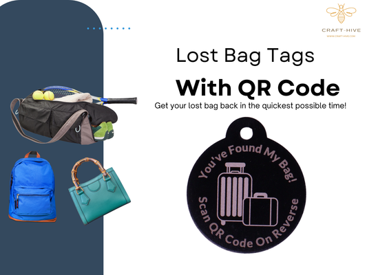 Lost Bag Tags Personalised Custom Engraved Address Tags Perfect for all bags (2 Tags included)