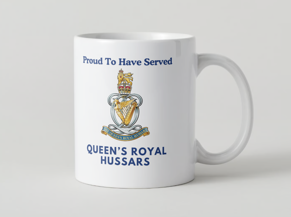Queens Royal Hussars Veterans Mug