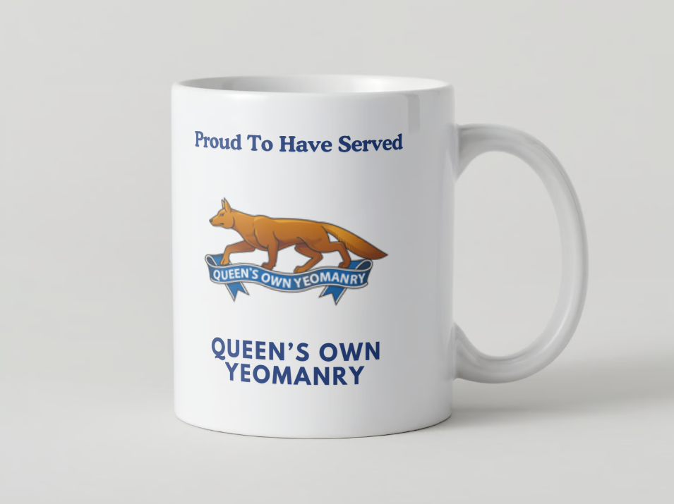 Queens Own Yeomanry Veterans Mug