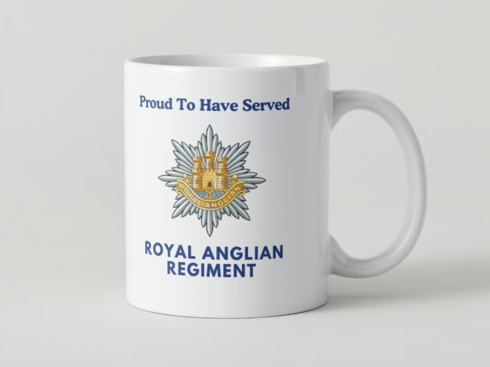 Royal Anglian Regiment Veterans Mug