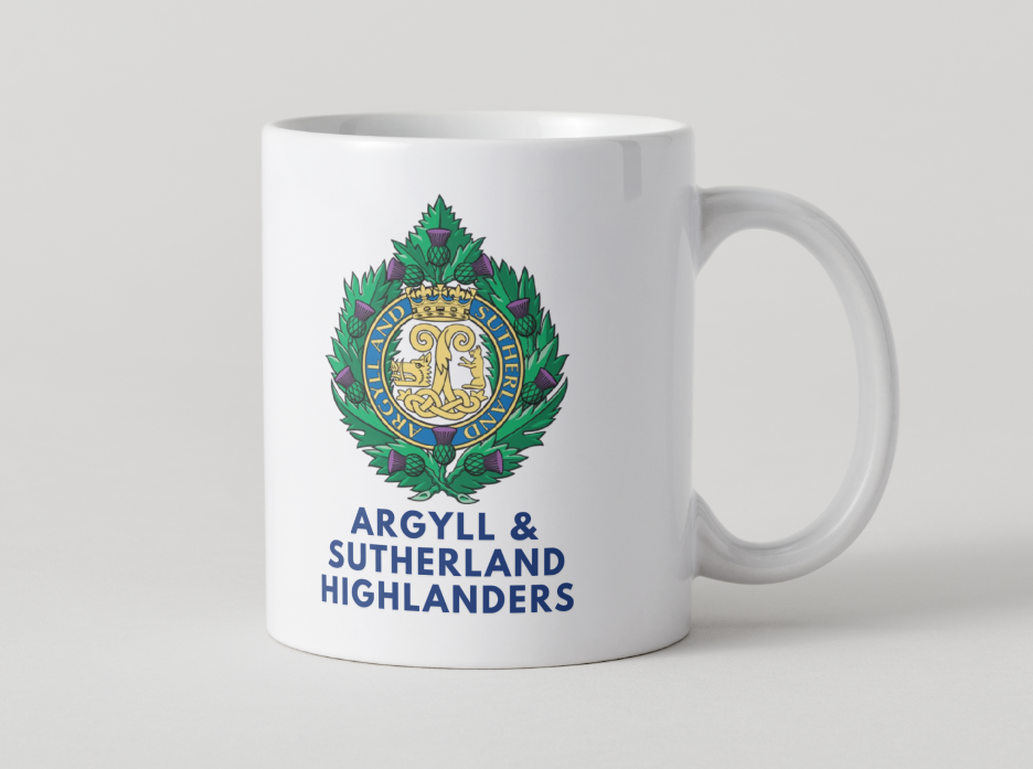 Argyll & Sutherland Highlanders Veterans Mug