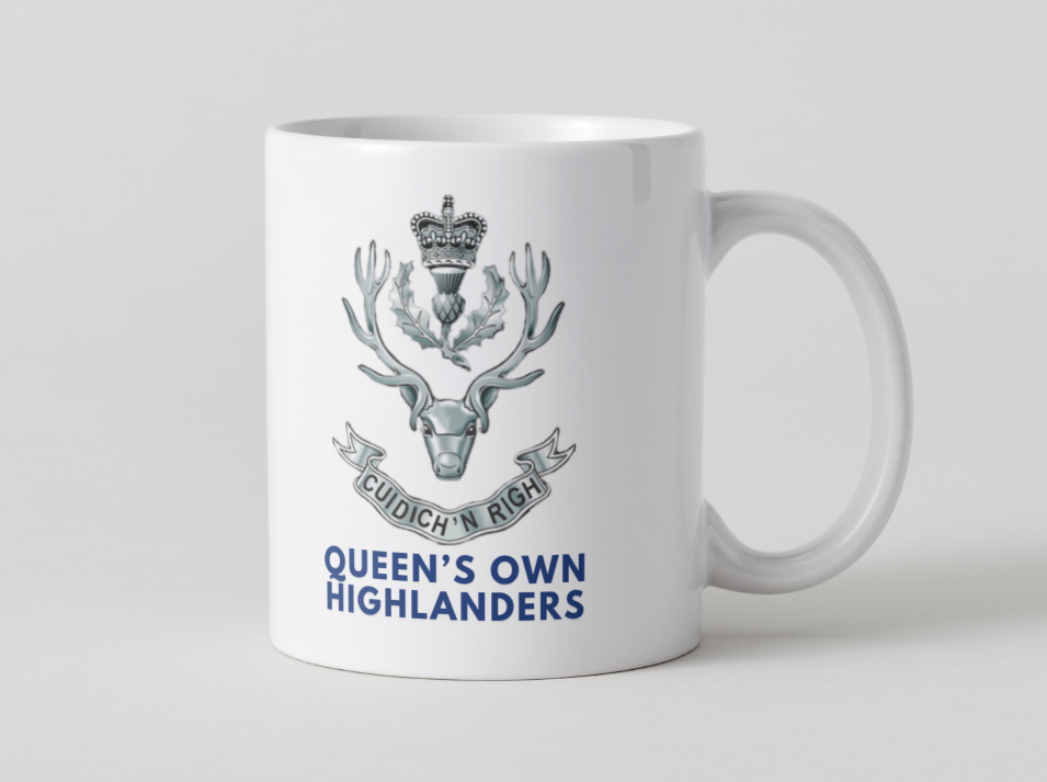 Queen's Own Highlanders Veterans Mug