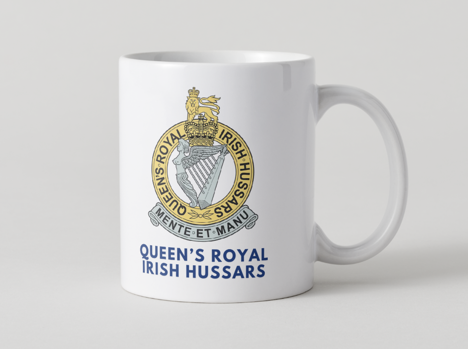 Queen's Royal Irish Hussars Veterans Mug