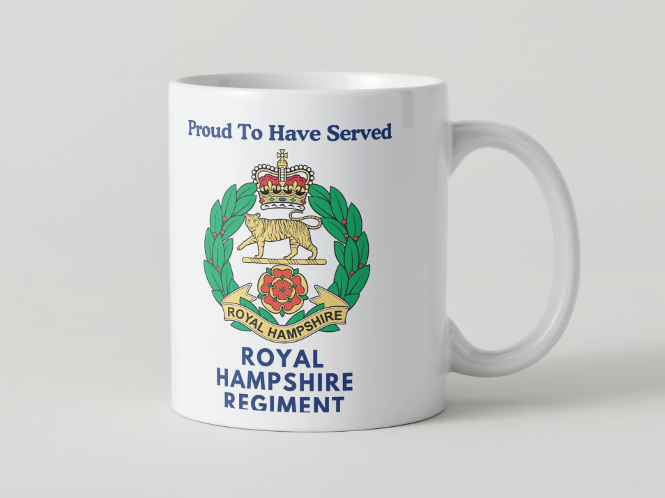 Royal Hampshire Regiment Veterans Mug
