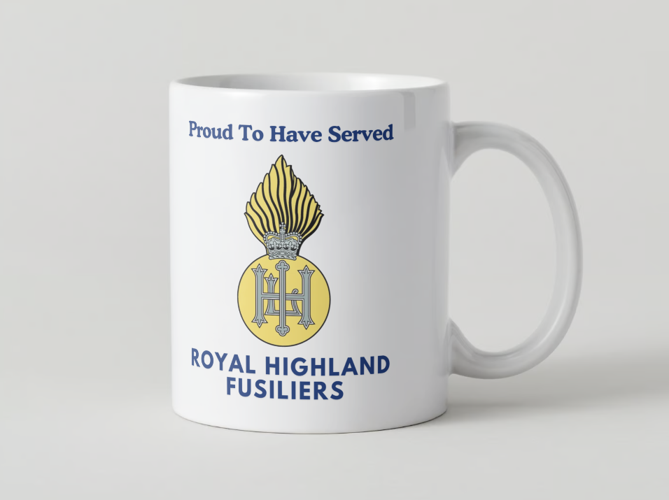 Royal Highland Fusiliers Veterans Mug