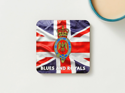 Blues & Royals Military Coaster set of 2 or 4