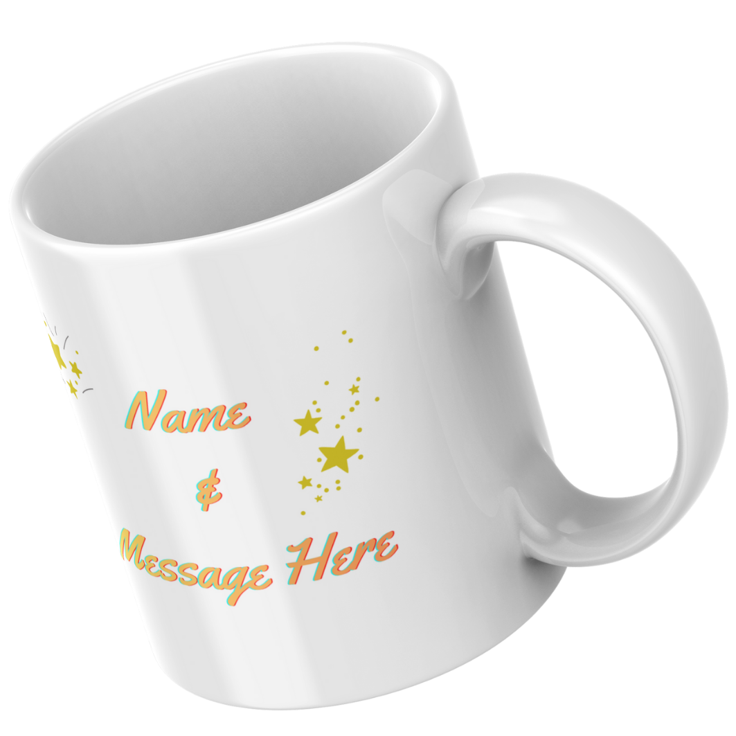 Personalised Happy Birthday Mug – Custom Name & Message Gift