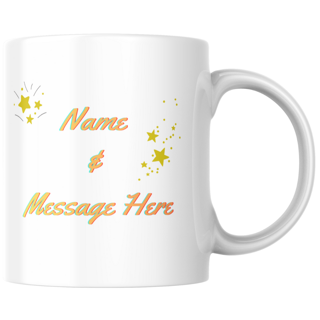 Personalised Happy Birthday Mug – Custom Name & Message Gift