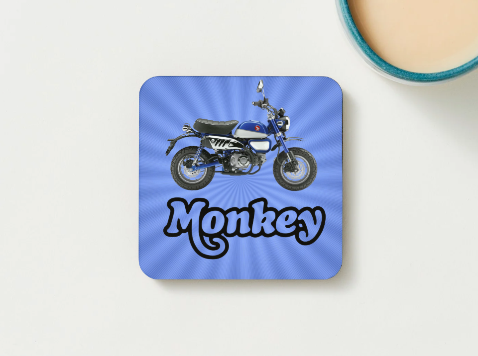 Honda Monkey 125 Mug & Coaster Set β Perfect for Bike Enthusiasts