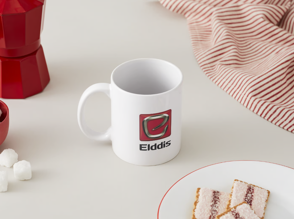 Elddis Motorhome Mug manufacturer logo the perfect motorhome accessory