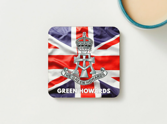 Green Howards Military Coaster set of 2 or 4