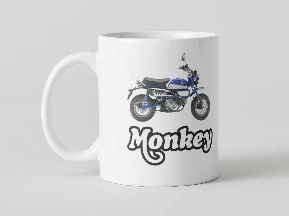 Honda Monkey 125 Mug & Coaster Set β Perfect for Bike Enthusiasts