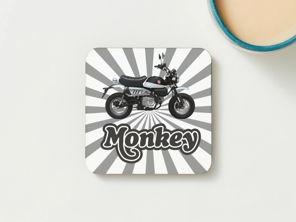 Honda Monkey 125 Mug & Coaster Set β Perfect for Bike Enthusiasts