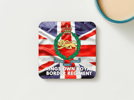 Kings Own Royal Border Regiment Military Coaster set of 2 or 4