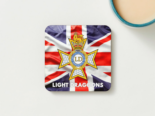Light Dragoons Military Coaster set of 2 or 4