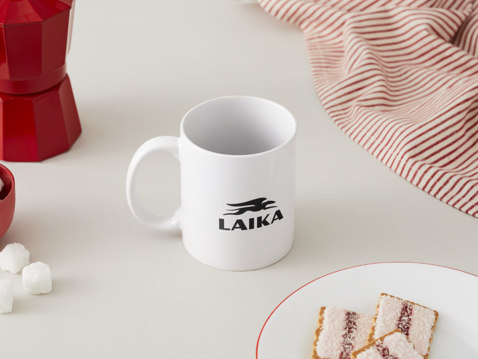 Laika Motorhome Mug manufacturer logo the perfect motorhome accessory