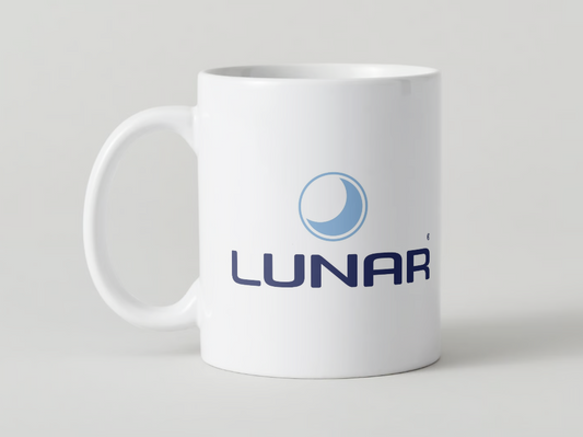 Lunar Motorhome Mug manufacturer logo the perfect motorhome accessory