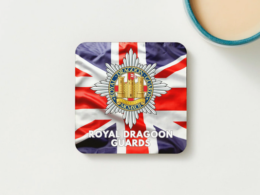 Royal Dragoon Guards Military Coaster set of 2 or 4