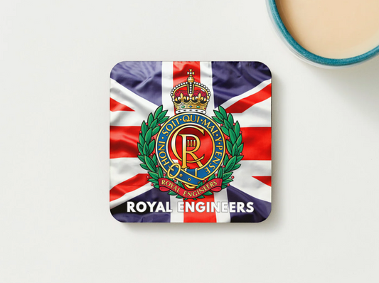 Royal Engineers Military Coaster set of 2 or 4