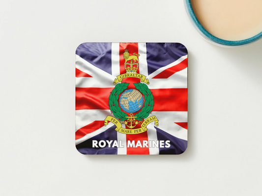 Royal Marines Military Coaster set of 2 or 4
