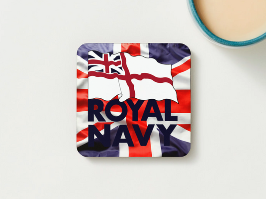 Royal Navy Military Coaster set of 2 or 4