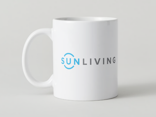 Sun Living Motorhome Mug manufacturer logo the perfect motorhome accessory
