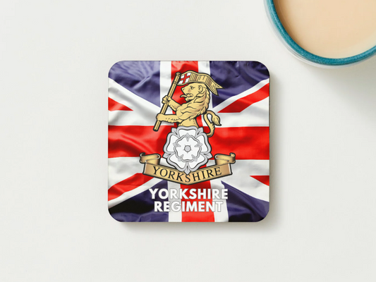 Yorkshire Regiment Military Coaster set of 2 or 4
