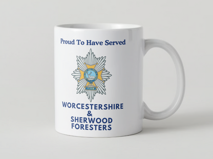 Worcestershire & Sherwood Foresters Veterans Mug