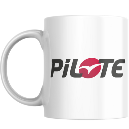 Pilote Motorhome Mug manufacturer logo the perfect motorhome accessory