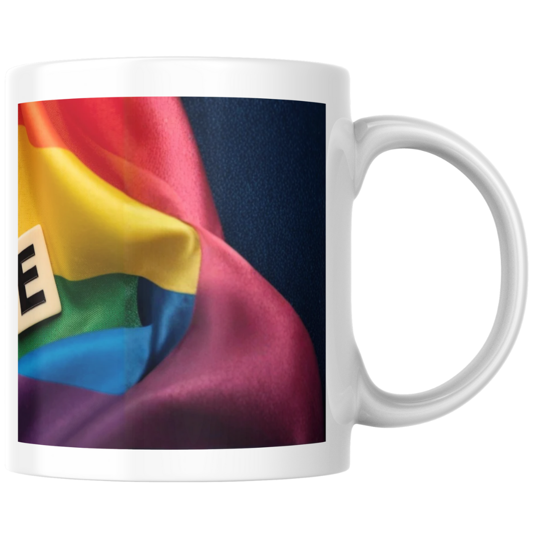 Pride Scrabble Tiles Mug – Full Wrap Design