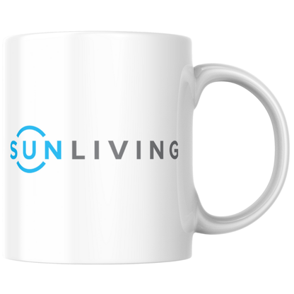 Sunliving Motorhome Mug manufacturer logo the perfect motorhome accessory