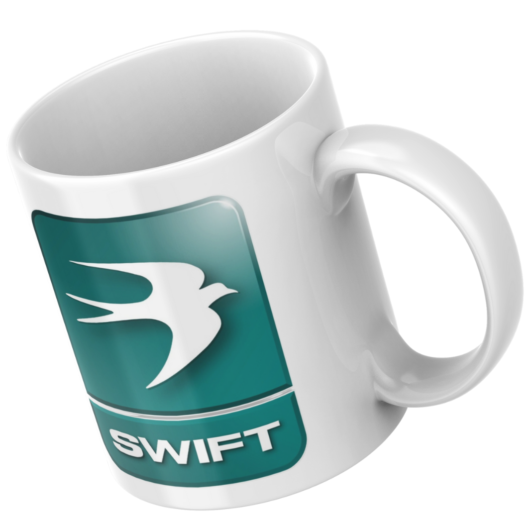 Swift Motorhome Mug manufacturer logo the perfect motorhome accessory
