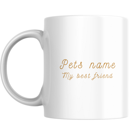 Personalised Pet Christmas Mug & Coaster Set – Celebrate Your Furry Friend