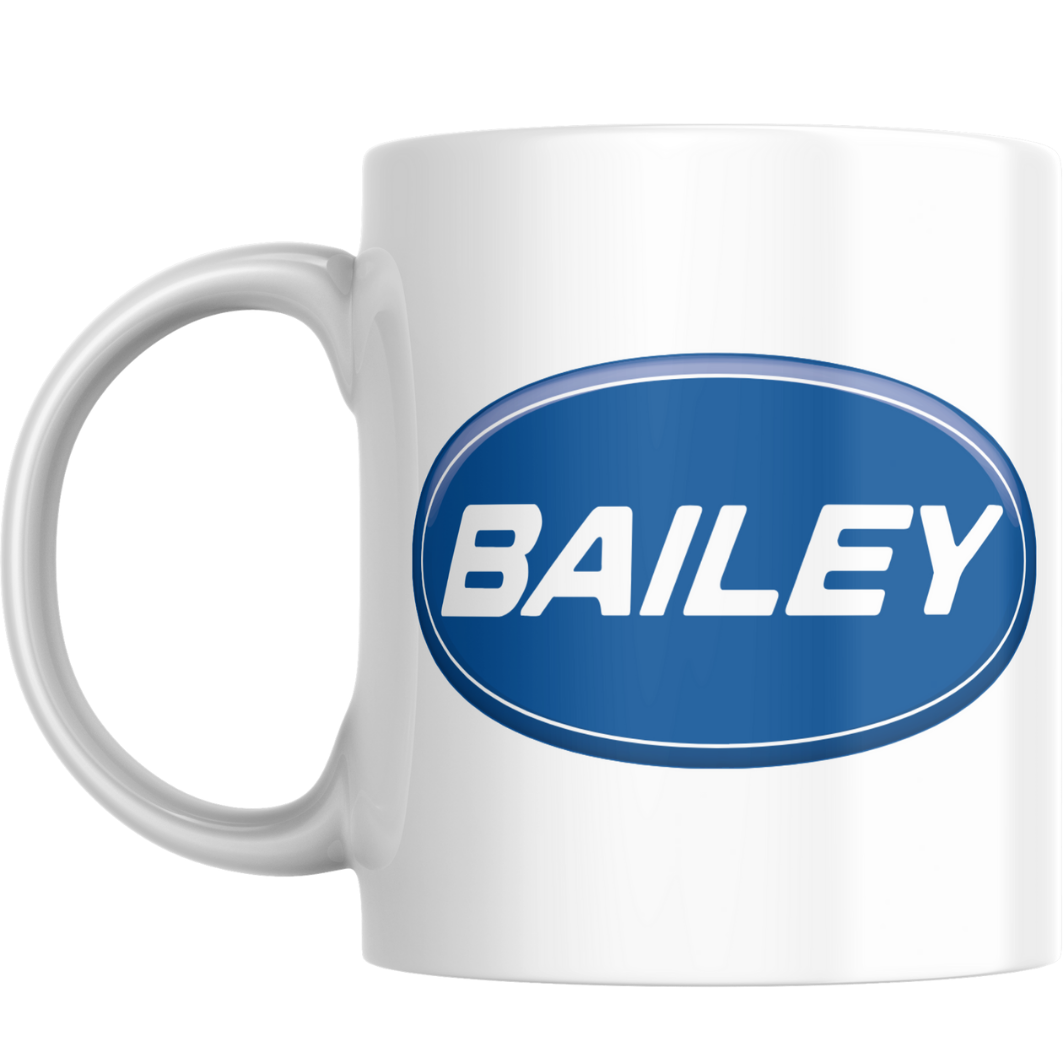 Bailey Motorhome Mug manufacturer logo the perfect motorhome accessory