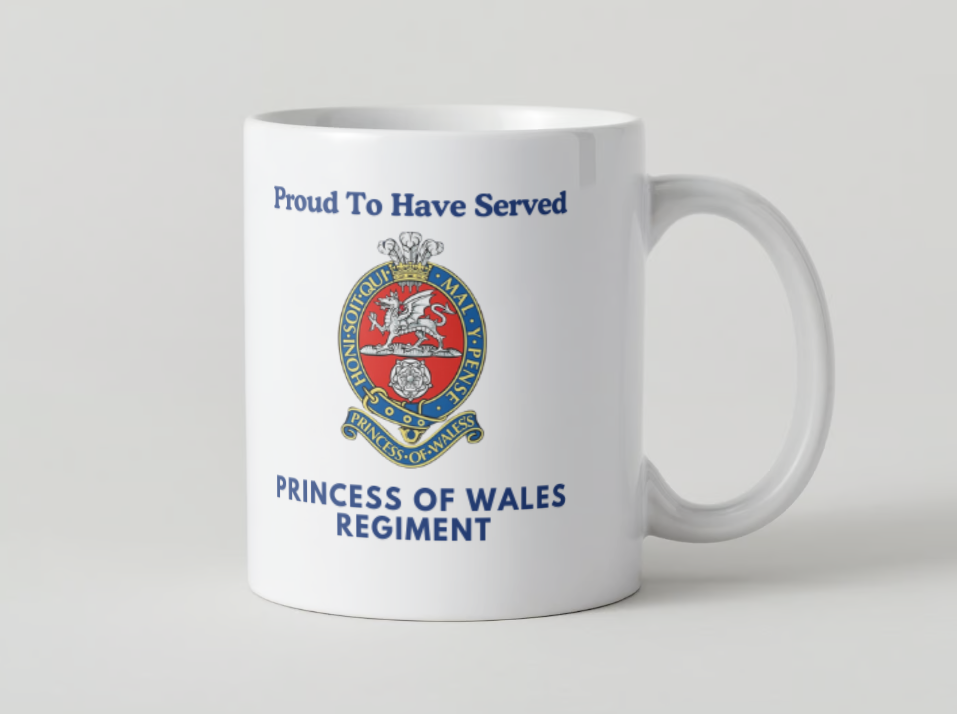 Princess of Wales Regiment Veterans Mug