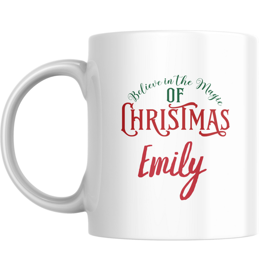 Christmas Hot Cocoa Mug – Traditional Festive Design