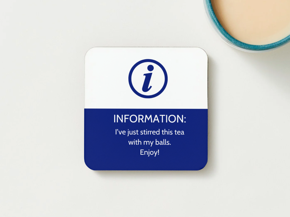 Adult Humour Cheeky but Funny Tea Mug – Cheeky Info mug.