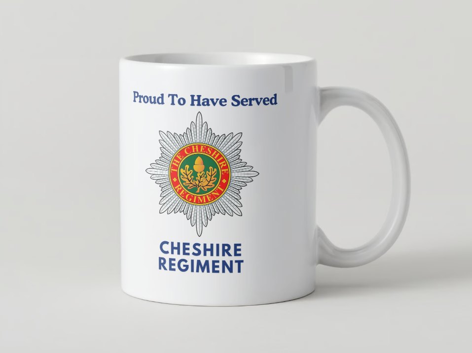 Cheshire Regiment Veterans Mug