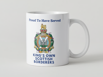 King's Own Scottish Borderers Veterans Mug