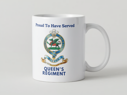 Queen's Regiment Veterans Mug