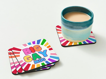 BIG GAY MUG – Rainbow Colour Design