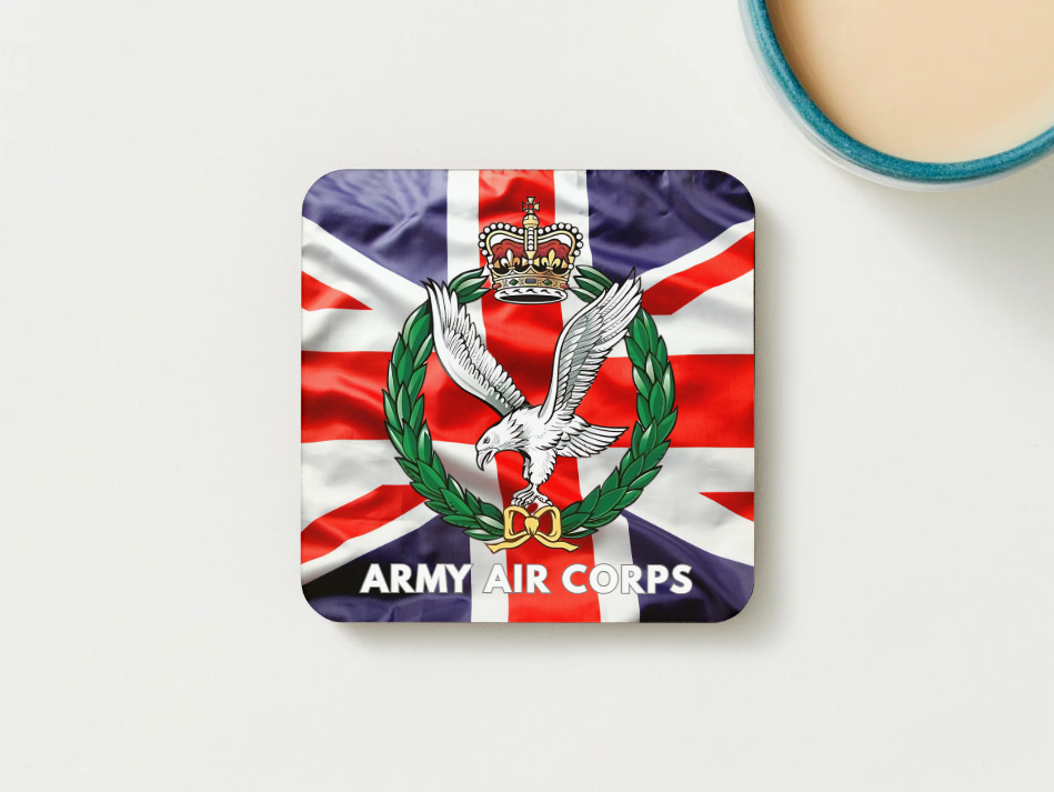 Army Air Corps Military Coaster set of 2 or 4