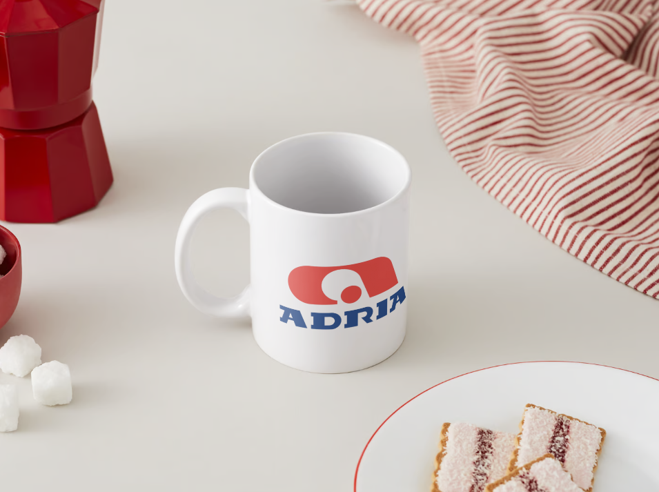 Adria Motorhome Mug manufacturer logo the perfect motorhome accessory