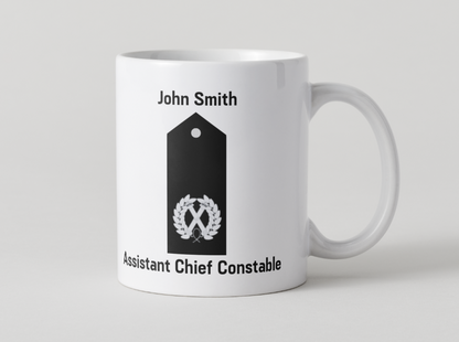 Police Mugs UK Veteran Personalised Epaulettes