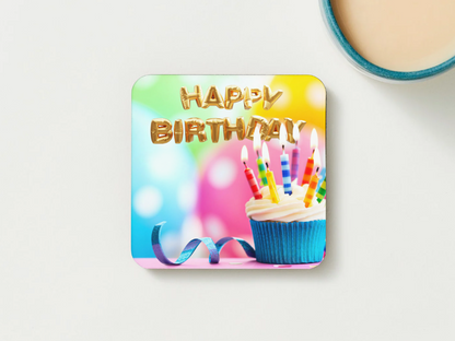 🎉 Birthday Celebration Coasters – Fun & Personalised Gift (Sets of 2 or More)