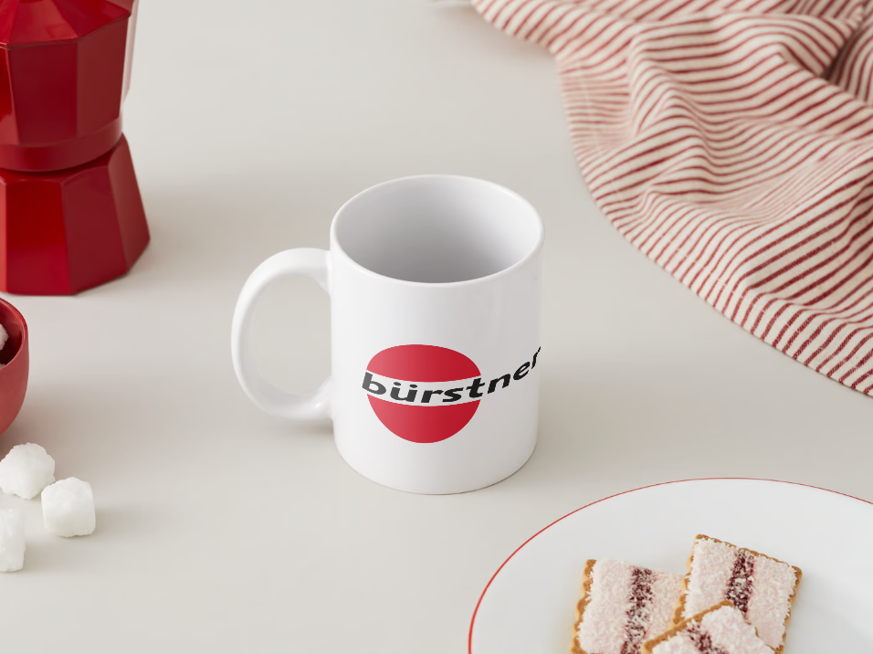 Burstner Motorhome Mug manufacturer logo the perfect motorhome accessory