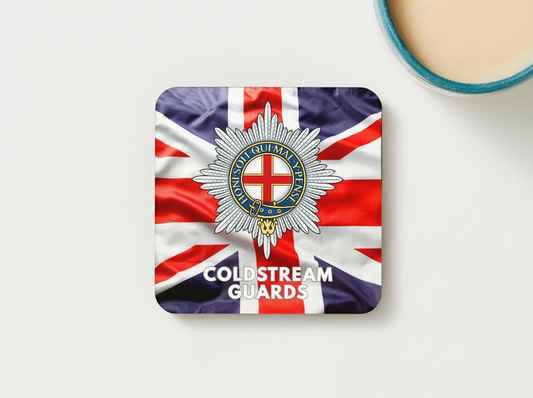 Coldstream Guards Military Coaster set of 2 or 4