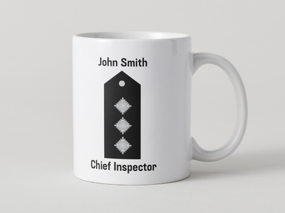 Police Mugs UK Veteran Personalised Epaulettes